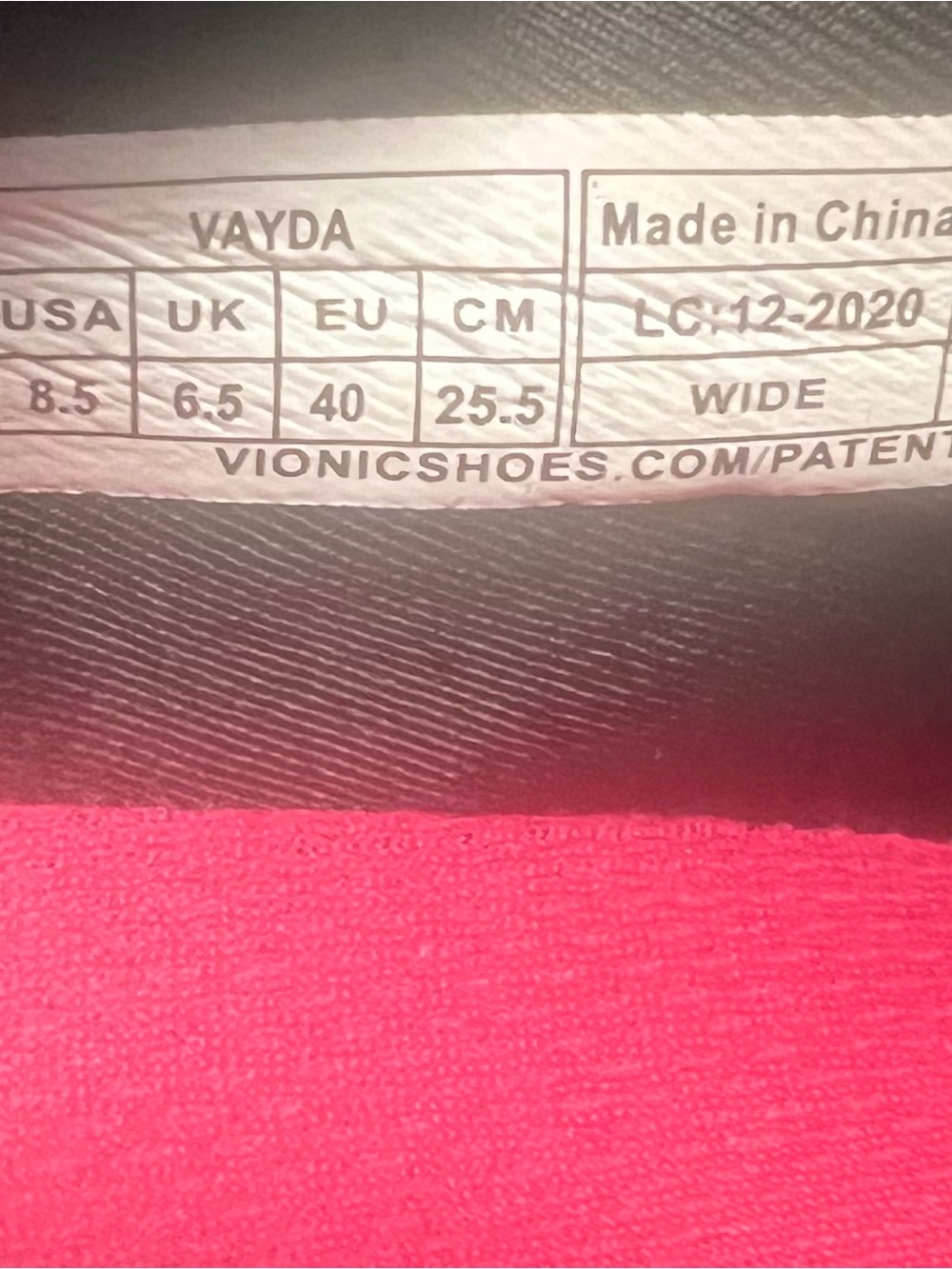 Vionic Black Gray and White Slip-On Sneakers size 8.5 women - Picture 7 of 7